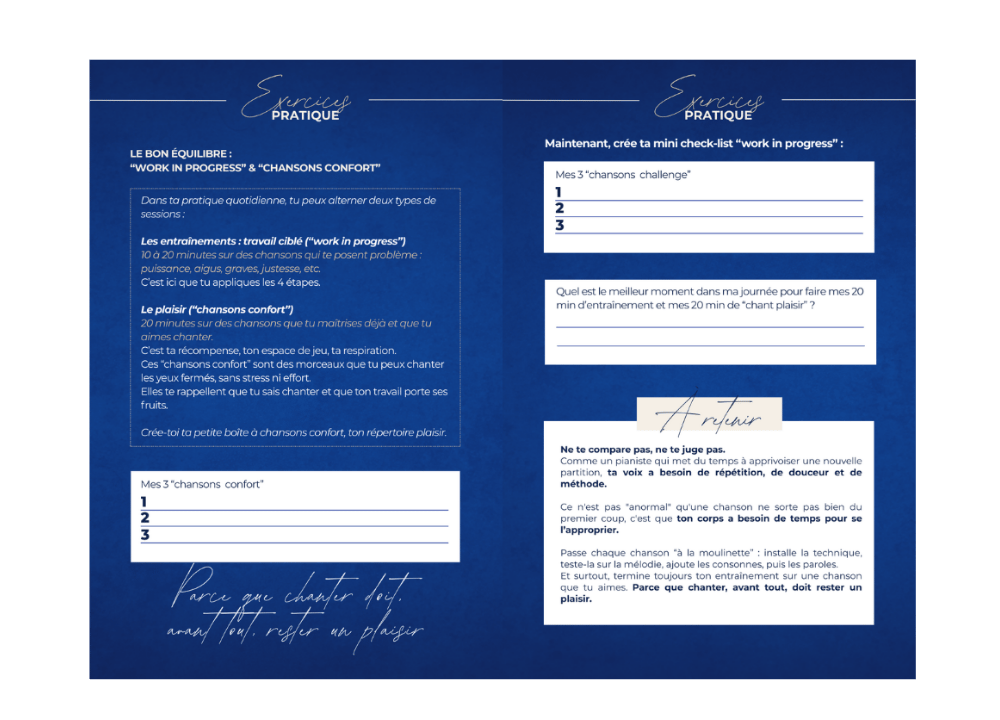 Des exercices pratiques